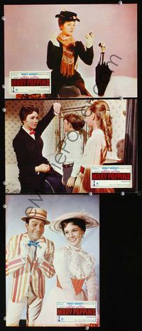 4e368 MARY POPPINS 3 Spanish LCs '64 Julie Andrews, Dick Van Dyke, Walt Disney musical classic!