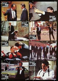 4e356 RESERVOIR DOGS 8 Spanish lobby cards '92 cool different images from Quentin Tarantino classic!