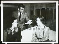 4e242 MY FAVORITE WIFE Swedish 7x9.5 '40 cool image of Cary Grant, Irene Dunne, & Gail Patrick!