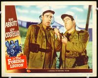 4f370 ABBOTT & COSTELLO IN THE FOREIGN LEGION LC #3 '50 close up of wacky Legionnaires Bud & Lou!