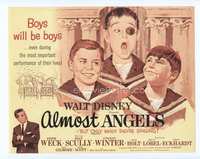 4f016 ALMOST ANGELS TC '62 Disney, boys will be boys, but they're only angels when they're singing!