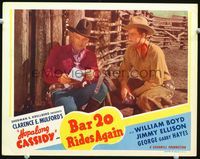 4f427 BAR 20 RIDES AGAIN LC R49 William Boyd as Hopalong Cassidy reading letter by Jimmy Ellison!
