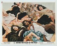4f439 BEYOND THE VALLEY OF THE DOLLS LC #4 '70 montage of sexy naked babes draped in fur coats!