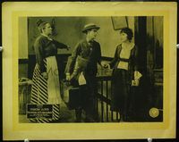 4f490 BUMPING INTO BROADWAY LC '19 stern old lady orders Harold Lloyd out of apartment building!