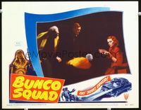 4f491 BUNCO SQUAD movie lobby card #2 '50 great image of phoney spiritualist holding seance!