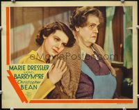 4f508 CHRISTOPHER BEAN LC '33 great close up of pensive Helen Mack leaning on Marie Dressler!