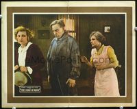 4f529 CURSE OF DRINK lobby card '22 alcoholic railroad engineer Harry T. Morey glares at daughter!