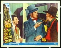4f530 CURTAIN CALL AT CACTUS CREEK lobby card #2 '50 Donald O'Connor, Vincent Price, Walter Brennan