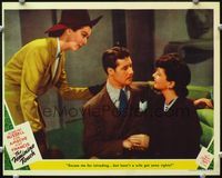 4f572 FEMININE TOUCH LC '41 Rosalind Russell tells Kay Francis to leave husband Don Ameche alone!