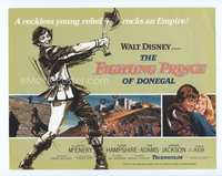 4f094 FIGHTING PRINCE OF DONEGAL title card '66 Disney, reckless young rebel rocks an empire!