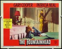 4f587 FOUNTAINHEAD LC #3 '49 Gary Cooper as Howard Roark about to rape Patricia Neal as Dominique!