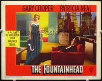 4f589 FOUNTAINHEAD LC #6 '49 Patricia Neal in sexy dress doesn't get Gary Cooper as Howard Roark!