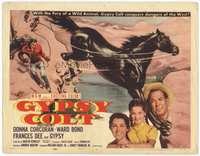 4f121 GYPSY COLT title card '54 Ward Bond, Frances Dee, young Donna Corcoran & wild stallion!