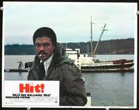 4f657 HIT lobby card #4 '73 best close up of Billy Dee Williams with cigarette in mouth on docks!