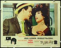 4f697 IRMA LA DOUCE LC #6 '63 Billy Wilder, off-duty cop Jack Lemmon drinks with Shirley MacLaine!