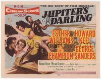 4f148 JUPITER'S DARLING TC '55 signed by Howard Keel w/sexy Esther Williams on chariot!