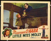 4f748 LITTLE MISS MOLLY LC '40 Maureen O'Hara is top billed over adorable English Binkie Stuart!