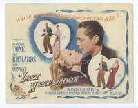 4f175 LOST HONEYMOON TC '47 Franchot Tone returns from WWII w/amnesia and a forgotten wife & kids!
