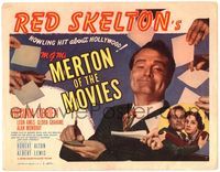 4f193 MERTON OF THE MOVIES title card '47 Red Skelton is asked to sign a bunch of autographs!
