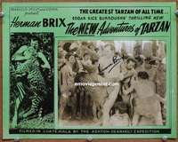 4f794 NEW ADVENTURES OF TARZAN signed photolobby '35 by Herman Brix, who signed his real name!