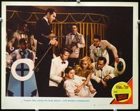 4f894 SONG OF THE THIN MAN lobby card #5 '47 sexy Gloria Grahame helps injured band member on stage!