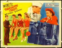 4f940 THOUSANDS CHEER LC #3 R40s Red Skelton with chorus girls & Margaret O'Brien + MGM all-stars!