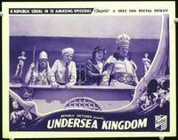 4f960 UNDERSEA KINGDOM Chap 8 LC '36 cool image of boy & scared woman with wacky king and guard!
