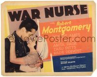 4f351 WAR NURSE TC '30 French nurse June Walker has an affair with U.S. pilot Robert Montgomery!