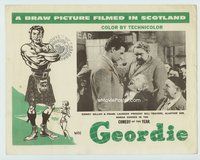 4f975 WEE GEORDIE LC '55 best scene of giant Bill Travers meeting his physical education mentor!