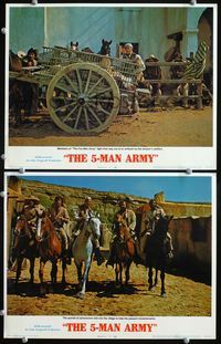 4g241 FIVE MAN ARMY 2 LCs '70 Peter Graves, James Daly, Budy Spencer, written by Dario Argento!