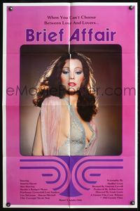 4h165 BRIEF AFFAIR 1sh '82 sexy girl in lingerie, Annette Haven, x-rated!
