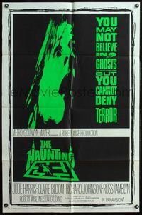 4h462 HAUNTING 1sh '63 you may not believe in ghosts but you cannot deny terror!