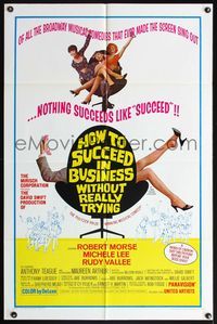 4h518 HOW TO SUCCEED IN BUSINESS WITHOUT TRYING 1sh '67 David Swift directed, Robert Morse!
