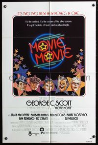 4j595 MOVIE MOVIE 1sh '78 George C. Scott, Stanley Donen parody of 1930s movies!