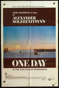 4j667 ONE DAY IN THE LIFE OF IVAN DENISOVICH 1sh '71 Tom Courtenay plays Solzhenitsyn in the Gulag!
