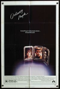 4j673 ORDINARY PEOPLE 1sh '80 Donald Sutherland, Mary Tyler Moore, directed by Robert Redford!