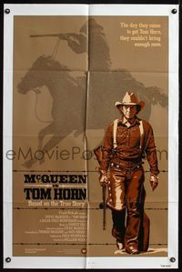 4j941 TOM HORN int'l 1sh '80 they couldn't bring enough men to take Steve McQueen down!