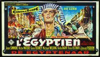 4k040 EGYPTIAN Belgian '54 different artwork of Jean Simmons, Victor Mature & Gene Tierney!