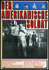 4k226 AMERICAN SOLDIER German '70 Rainer Werner Fassbinder's Der Amerikanische Soldat