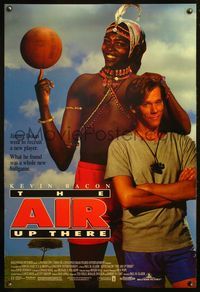 4m090 AIR UP THERE DS 1sh '94 basketball, Kevin Bacon, Charles Gitonga Maina!