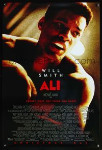 4m099 ALI advance 1sh '01 Will Smith as heavyweight champion boxer Muhammad Ali, Michael Mann