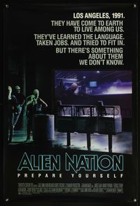 4m101 ALIEN NATION 1sh '88 they've come to Earth to live among us, they learned our language!