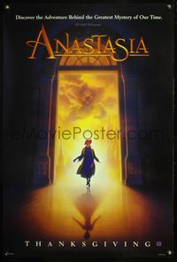 4m126 ANASTASIA DS style A teaser 1sh '97 Don Bluth cartoon about the missing Russian princess!