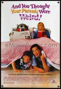 4m130 AND YOU THOUGHT YOUR PARENTS WERE WEIRD video 1sh '91 Tony Cookson's robot parent comedy!