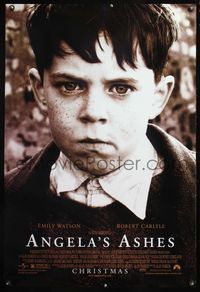 4m133 ANGELA'S ASHES DS advance 1sh '99 Alan Parker, black-and-white close-up of freckled boy!