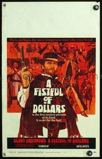 4s111 FISTFUL OF DOLLARS WC '67 Per un Pugno di Dollari, most dangerous Clint Eastwood,Sergio Leone