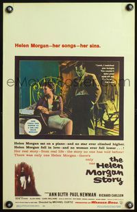 4s148 HELEN MORGAN STORY WC '57 Paul Newman loves pianist Ann Blyth, her songs, and her sins!
