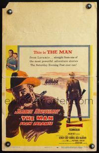 4s217 MAN FROM LARAMIE WC '55 three images of James Stewart, directed by Anthony Mann!