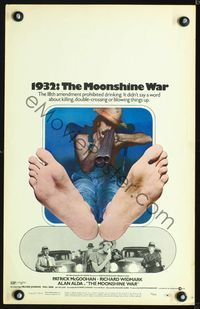 4s237 MOONSHINE WAR WC '70 from Elmore Leonard's novel, alcohol bootleggers in 1932, cool image!