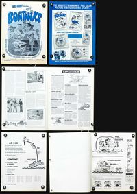 4t140 BOATNIKS pressbook '70 Walt Disney, Phil Silvers, Stefanie Powers, Robert Morse